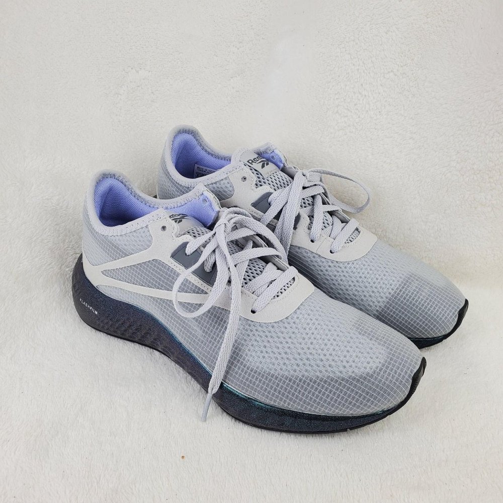 Reebok Womens Flashfilm 3.0 Grey Mesh Upper Running Training Casual Shoes FX7854